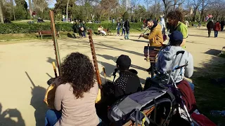 Kora en grupo en Barcelona 11 marzo 2018