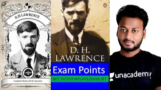 D.H. Lawrence Life and Works with Exam Points | UGC NET | SET TGT PGT DSSSB KVS NVS | AKSRajveer