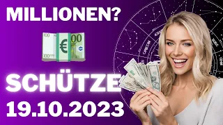 SCHÜTZE ♐️💶 1.000.000 € FÜR DICH??? 💰 Horoskop - 19.Oktober 2023 #schütze tarot