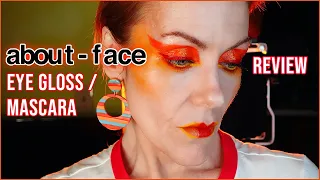 SLICK AF! About Face VINYL EFFECT EYE GLOSS | 1994 Mascara REVIEW | Wet Look EDITORIAL MAKEUP