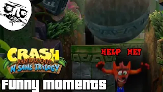 Crash Bandicoot N Sane Trilogy: Funny Moments (Glitches, Fails, Wins)