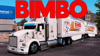 Repartidor de BIMBO! Kenworth T800 FULL doble remolque! ZAC - SLP American Truck Simulator