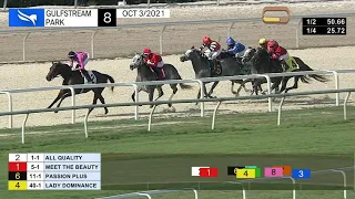 Gulfstream Park October 3, 2021 Race 8