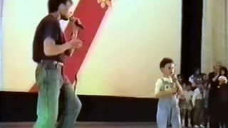 Танцуй пока молодой Я с сыном в 1993 году