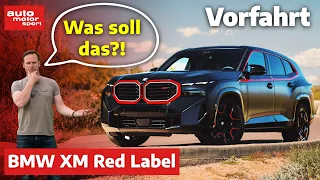 BMW XM Red Label: 748 PS im Riesen-SUV – Vorfahrt (Review) | auto motor und sport