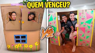 QUEM FIZER A MELHOR CASA DE PAPELÃO COM ITENS DA MANSÃO VENCE!