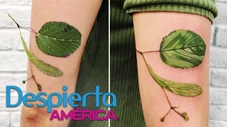 La nueva tendencia en tatuajes: son botánicos y ecológicos