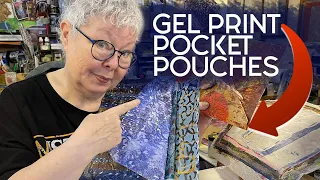 🔵 Get’n Arty Like We Do Gelli Printing Mixed Media