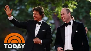 Tom Cruise Hits ‘Top Gun’ Red Carpet With William And Kate