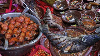 PELANGGANNYA RELA MAKAN DI TROTOAR!! 2 KWINTAL IKAN LUDES SEMALAM?? PENYETAN CAK DI NGANJUK