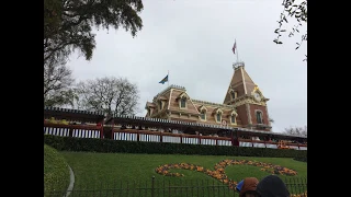 Disneyland Railroad 2/9/20 "Trains in the Rain"