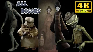 All Bosses - Little Nightmares - 4K 60Fps - Complete Edition