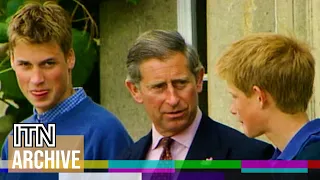 Prince Charles with William and Harry at Highgrove (1999)