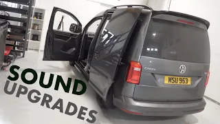VW Caddy excellent sound system upgrade!