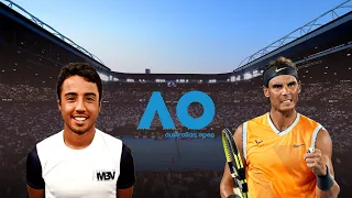 Rafael Nadal vs Hugo Dellien - Australian Open 1st Round 2020 | Tennis Elbow Gameplay