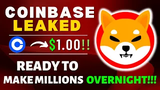 COINBASE AND GOOGLE SENDING SHIBA INU TO $1.00!! - SHIBA INU COIN NEWS! SHIBA INU PRICE PREDICTION