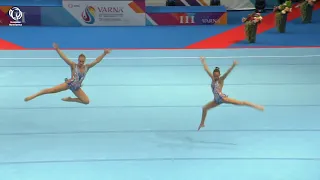 Lili David & Julie Philouze (FRA) - 2023 ACRO European bronze medallists, Junior All-Around