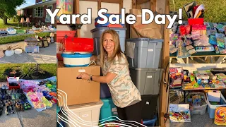 YARD SALE DAY! Everything Must Go | Get rid of it!