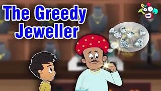 The Speaking Sparrow Story | The Greedy Jeweller | Animated Stories | English Cartoon | Kids Stories