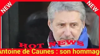 Antoine de Caunes : son hommage plein de tendresse et d’humour durant les obsèques de Philippe