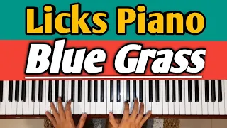 Licks Blue Grass Piano | Tutorial Easy Piano