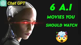 TOP 6 Best Hollywood Movies on A.I in Hindi Dubbed || ft. Chat GPT
