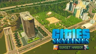 Cities Skylines - Sunset Harbor - Центральный парк! #62