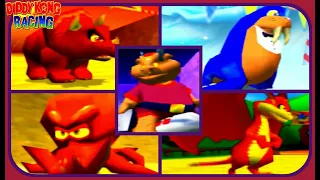 Diddy Kong Racing - All Boss Race Encounters - No Damage!!