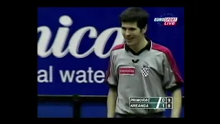 Kalinikos Kreanga vs Zoran Primorac Euro Champ. 2002 1/2 final