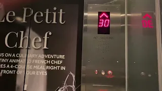 Schindler PORT High Rise Elevators at Marriott Marquis times square NYC NY