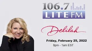 WLTW-FM (106.7) - The Delilah Show (Stories, Calls, Airchecks, etc.) - 2/25/2022