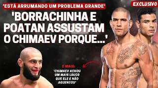 EXCLUSIVO! DURINHO EXPÕE O PORQUÊ CHIMAEV 'CORREU' DE LUTA COM BORRACHINHA E POATAN: 'NÃO VAI LUTAR'