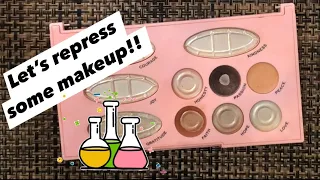 Repressing my makeup! | Pan that palette, highlighter, bronzer & blush