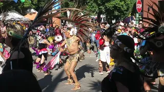 Aztec Dancers, Clip 2, Dia de Los Muertos Festival