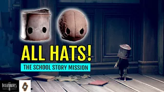 All Hat Locations in the School (Soccer Ball and Metal Bucket) | Little Nightmares II