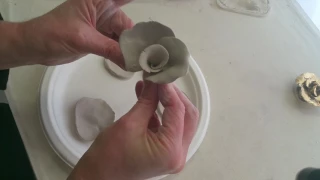 How to make a ceramic rose