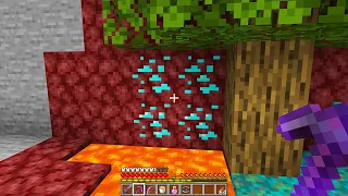 minecraft mas eu TROQUEI POR NETHER O OVERWORLD...