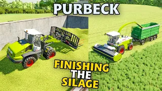 HOW MUCH SILAGE DID WE MAKE? | Purbeck | FARMING SIMULATOR 22 - Episode 18