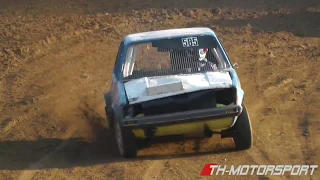 Autocross Uelzen Oktober 2015 Klasse 5/ 1. Vorlauf Gruppe A und B mit Überschlag