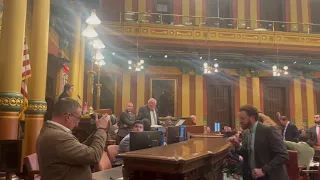 Screaming match over tax package on Michigan House floor