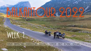 Motorvakantie door de Balkan | Balkantour 2022 | Deel 1