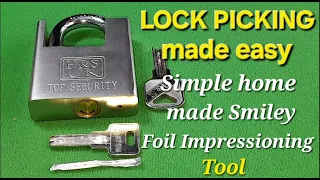 (351) Simple Homemade Smiley Foil Impressioning Tool
