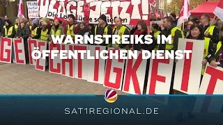 Warnstreiks im öffentlichen Dienst in Hamburg und Schleswig-Holstein