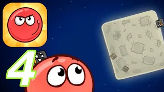 Red Ball 4 - Gameplay Walkthrough Part 4 - BATTLE FOR THE MOON Level 46 - 60 (iOS,Android)