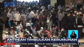 Kacau! Vaksinasi COVID-19 Ribuan Siswa di Gedung Islamic Surabaya Berlangsung Ricuh #SIS 12/08