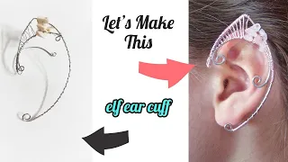 Elf Ear cuff - How to make a DIY ear cuff