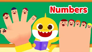 Learn Numbers with songs! | Five Fingers and more + | 15-Minute Learning with Baby shark