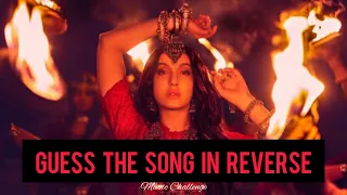 Guess The 2021 Songs in Reverse - Backwards songs Challenge |Guess New Hindi Songs| Music Challenge