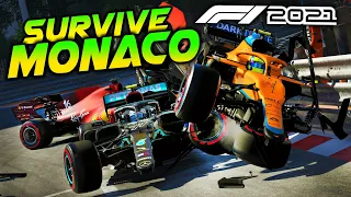 SURVIVE MONACO - F1 2021 Extreme Hardcore Damage Game Mod