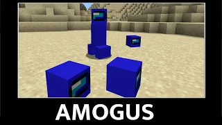 AMOGUS MEME | WAIT IS SUS COMPILATION MINECRAFT | pt 58